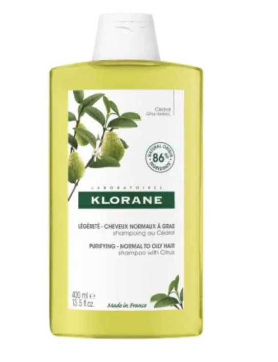 KLORANE SHAMPOO ALLA POLPA DI CEDRO LEGGERO CAPELLI DA NORMALI A GRASSI 400 ML