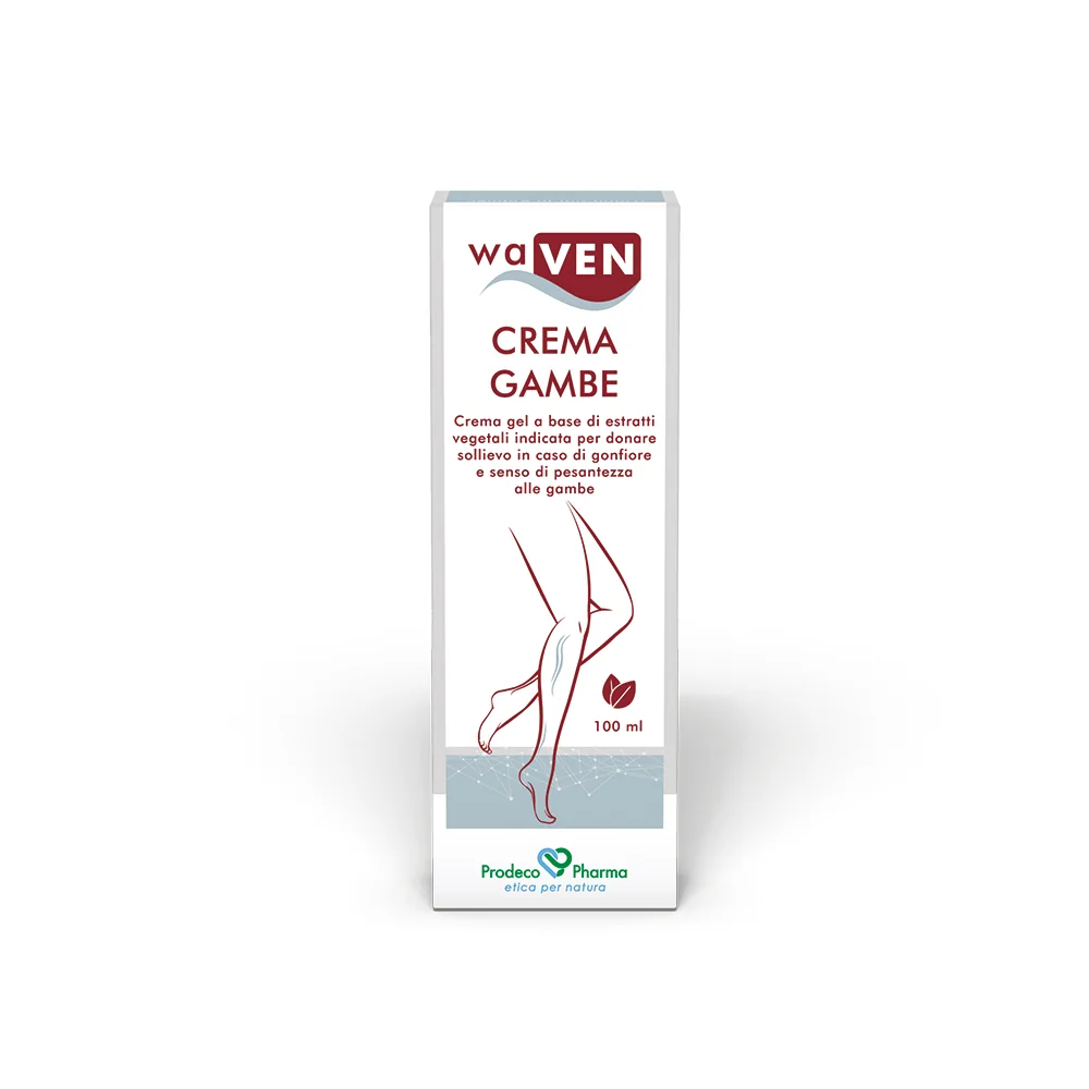 Waven Crema Gambe 100 Ml Per Contrastare Pesantezza e Gonfiore