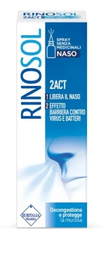 RINOSOL 2ACT SPRAY NASALE 15 ML