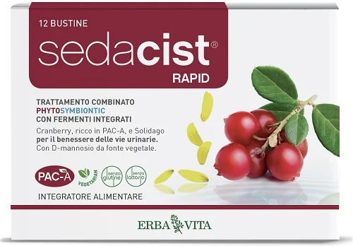 ERBA VITA SEDACIST RAPID INTEGRATORE VIE URINARIE 6+6 BUSTINE