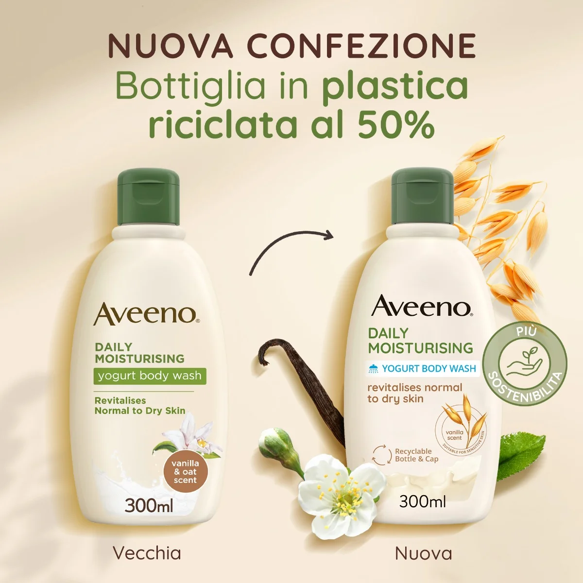 Aveeno Bagno Docc Van&Ave300Ml 