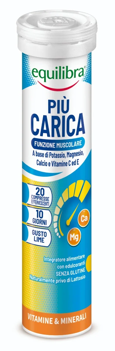 EQUILIBRA PIU' CARICA LIME 20 COMPRESSE EFFERVESCENTI