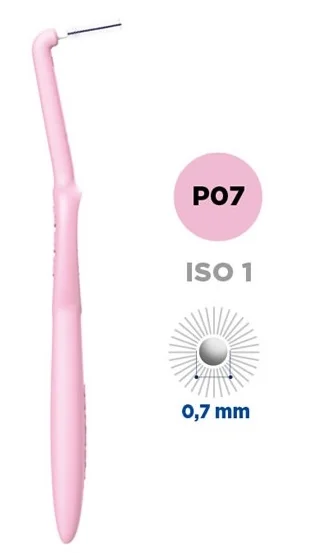 CURASEPT PROXI ANGLE PREVENTION P07 ISO 1 0,7 MM SCOVOLINO ROSA 5 PEZZI