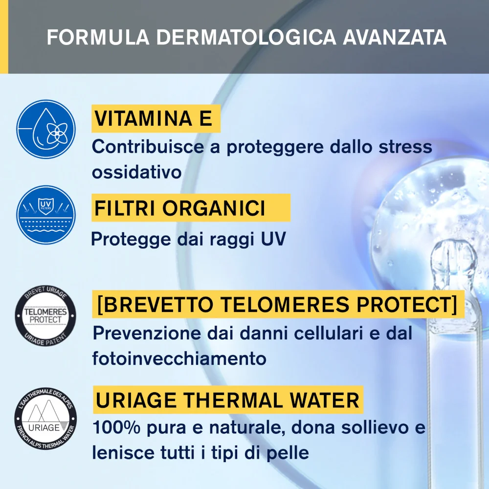 Uriage Barièsun Fluido 100 SPF 50+ Protezione Solare Estrema Viso 50 ml 