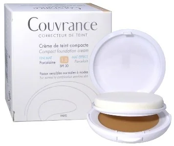 AVENE COUVRANCE CREMA COMPATTA COLORATA OIL FREE 01 PORCELLANA SPF 30 10 G