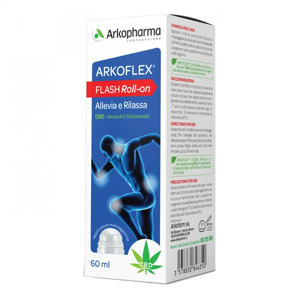 ARKOPHARMA ARKOFLEX FLASH ROLL ON 60 ML