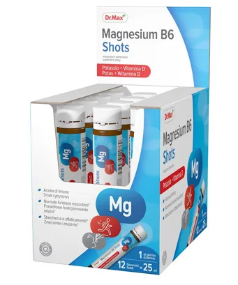 Dr. Max Magnesium Shots 12X25 Ml Stanchezza Fisica e Mentale