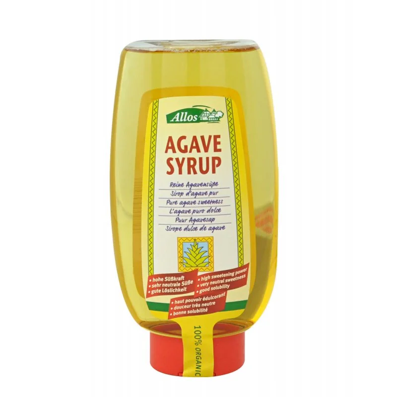 ALLOS SUCCO D'AGAVE CON SQUEEZE DOLCIFICANTE BIO 500 ML