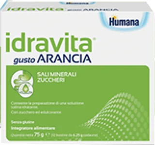 HUMANA IDRAVITA ARANCIA INTEGRATORE SALI MINERALI 12 BUSTINE