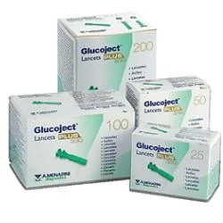 A. MENARINI GLUCOJECT PLUS 33G LANCETTE PUNGIDITO 50 PEZZI