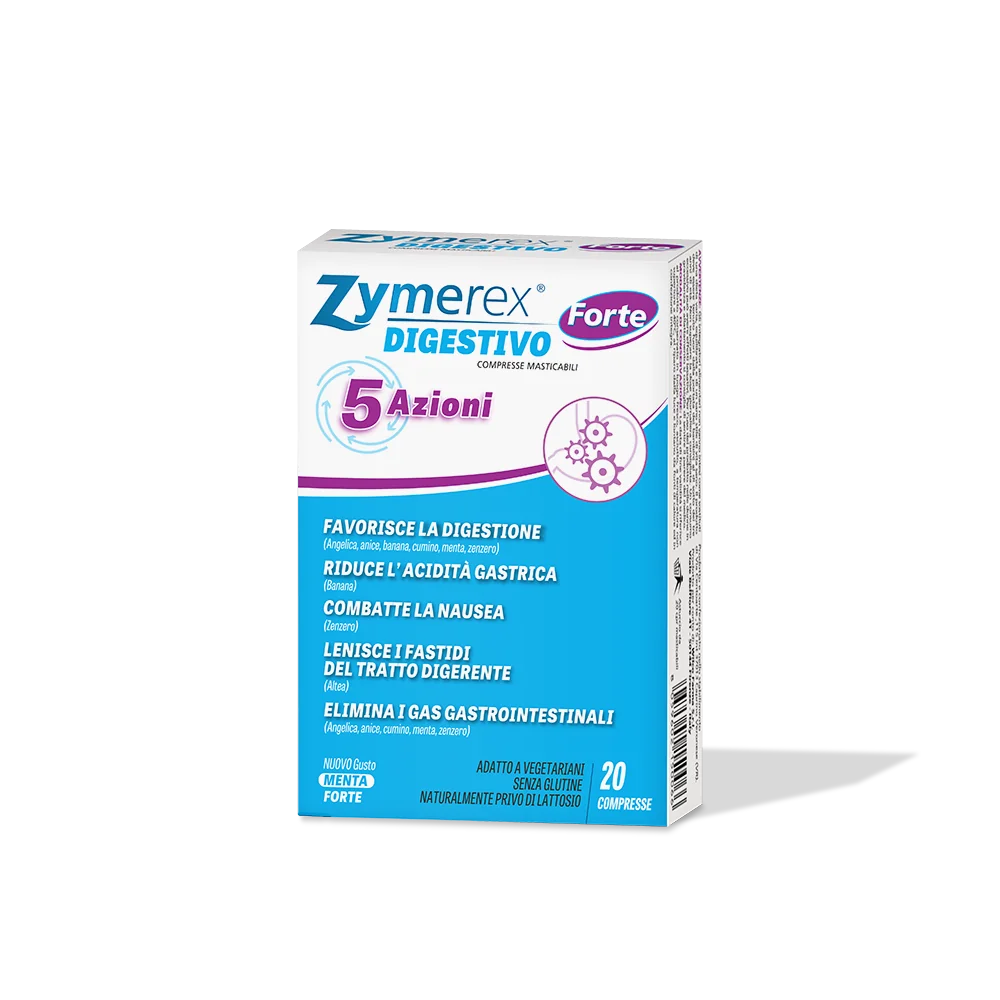 ZYMEREX DIGESTIVO FORTE 5 AZIONI 20 COMPRESSE