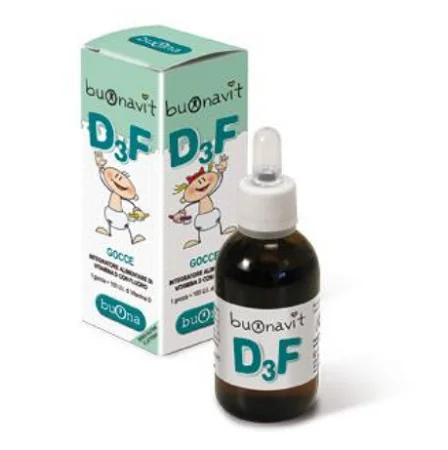 BUONAVIT D3F INTEGRATORE OSSA E DENTI GOCCE 12 ML