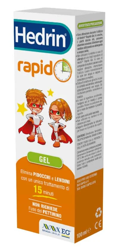 HEDRIN RAPID GEL ANTIPIDOCCHI 100 ML