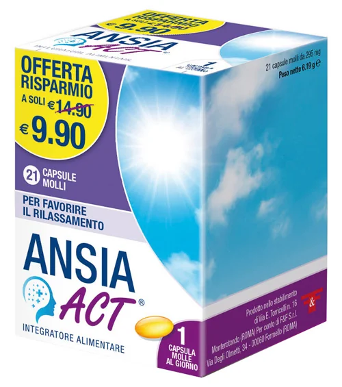 ANSIA ACT INTEGRATORE TONO DELL'UMORE 21 CAPSULE