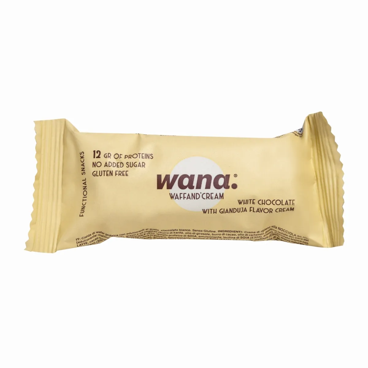 Wana Barretta Gianduia Cioccolato Bianco 43 G Senza Zucchero Aggiunto