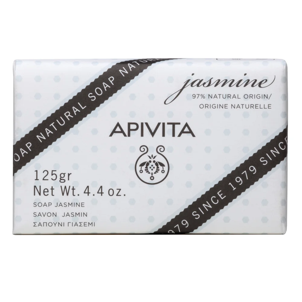 Apivita Natural Soap Jasmine 125 G Detersione Delicata