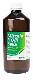 SELLA MISCELA 3 OLII INTEGRATORE LASSATIVO 500 ML