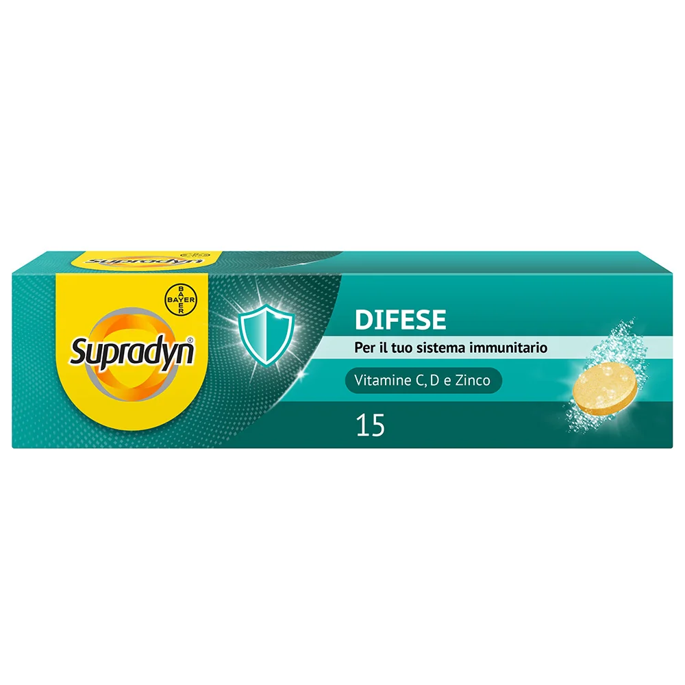 SUPRADYN DIFESE INTEGRATORE 15 COMPRESSE EFFERVESCENTI