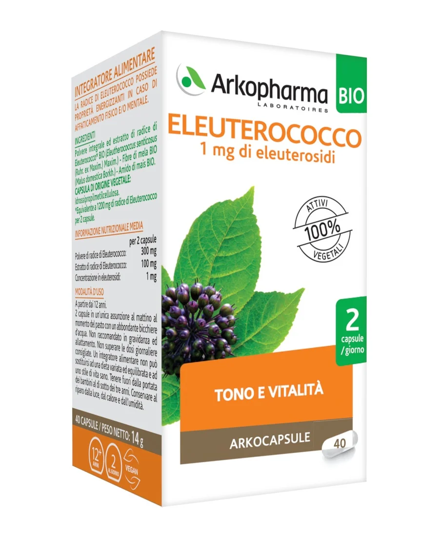 ARKOPHARMA ELEUTEROCOCCO BIO 40 CAPSULE