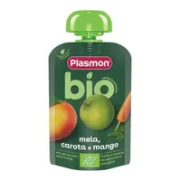 Plasmon Bio Pouch Mela Carota Mango 100G