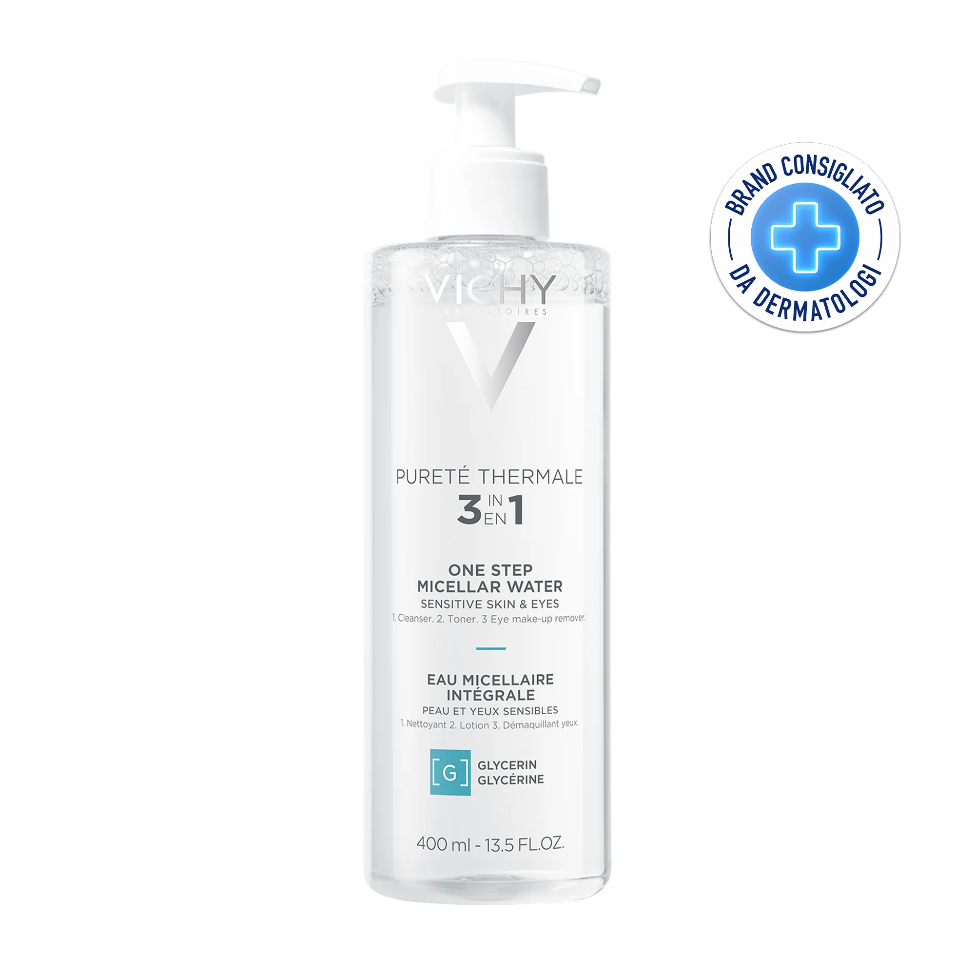 VICHY PURETÉ THERMALE ACQUA MICELLARE MINERALE PELLE SENSIBILE 400 ML