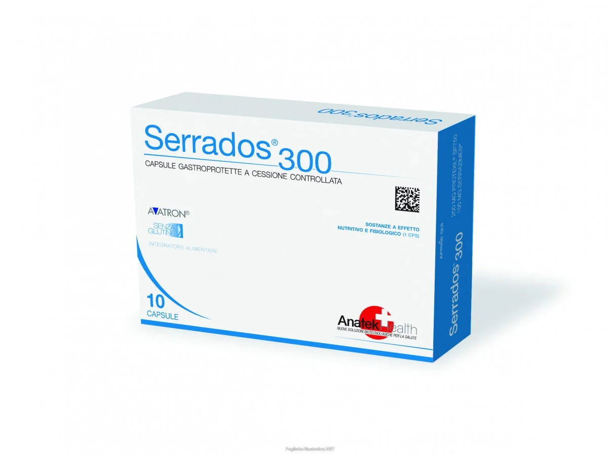 SERRADOS 300 INTEGRATORE PER INFENZIONI 10 CAPSULE