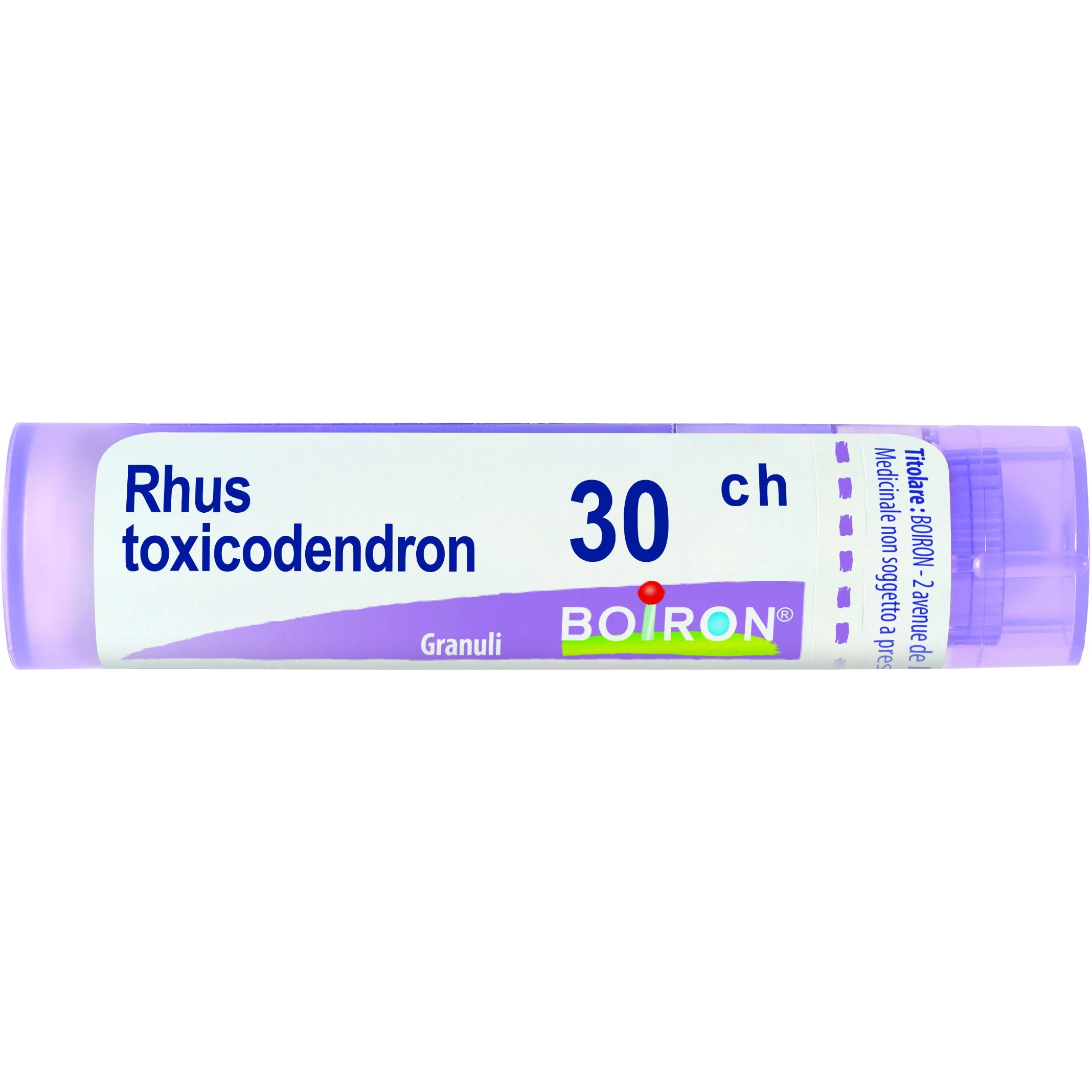 BOIRON RHUS TOXICODENDRON 30CH GRANULI MEDICINALE OMEOPATICO 4 G