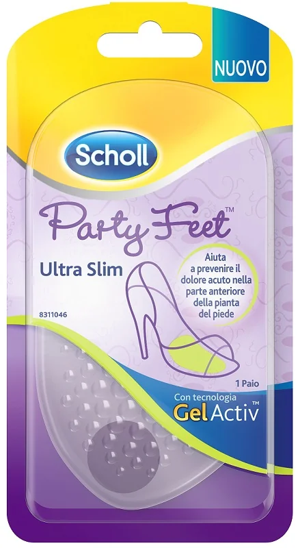 SCHOLL PARTY FEET GEL ACTIV ULTRA SLIM SOLETTE IN GEL