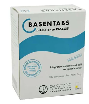 BASENTABS PASCOE INTEGRATORE ALCALINIZZANTE 100 COMPRESSE