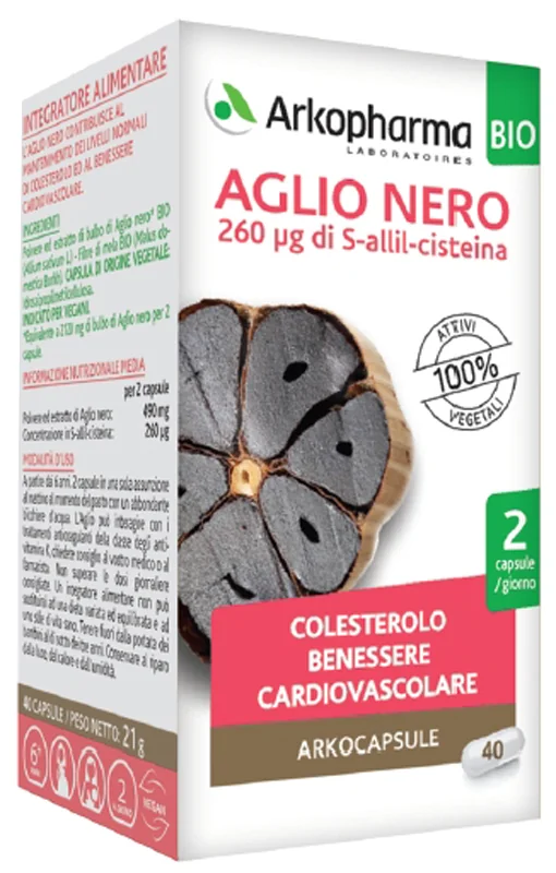 ARKOPHARMA AGLIO NERO BIO 40 CAPSULE