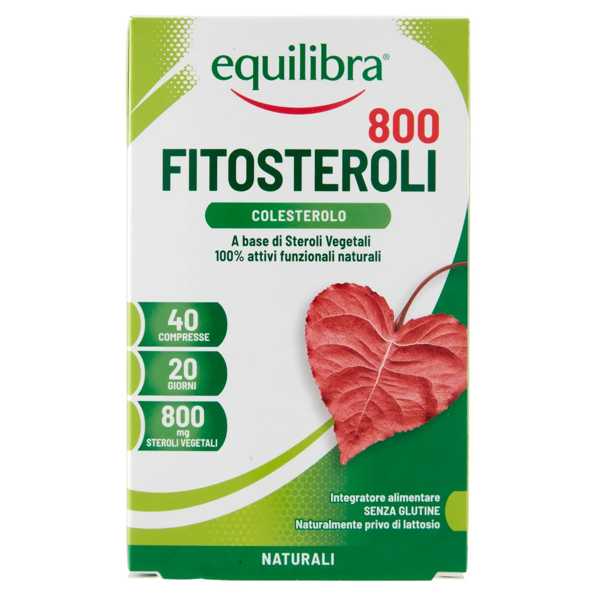 EQUILIBRA FITOSTEROLI 800 40 COMPRESSE