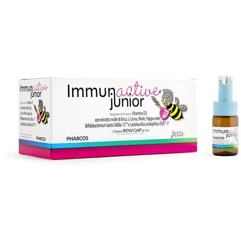 PHARCOS IMMUNACTIVE JUNIOR INTEGRATORE 21 FLACONCINI