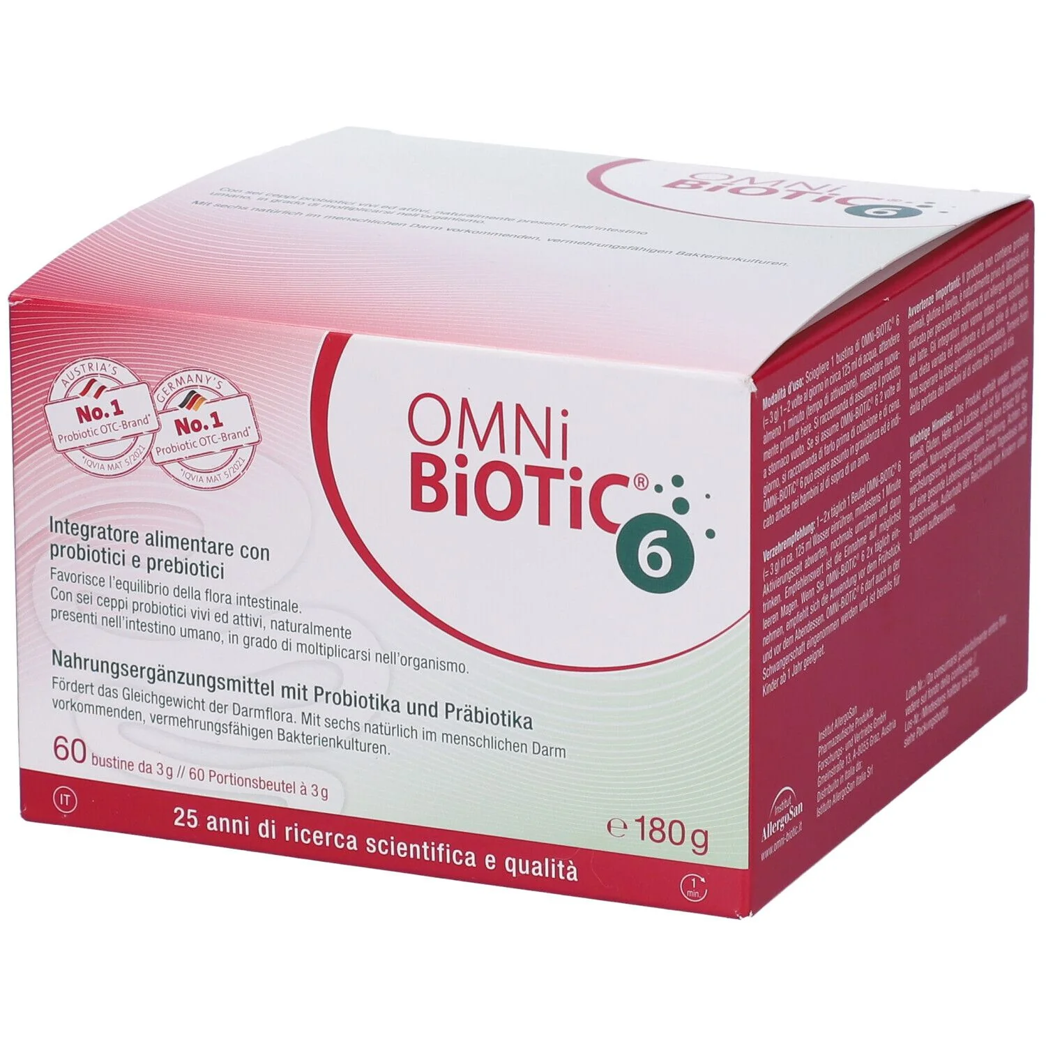 OMNI BIOTIC 6 POLVERE 60 BUSTINE DA 3 G