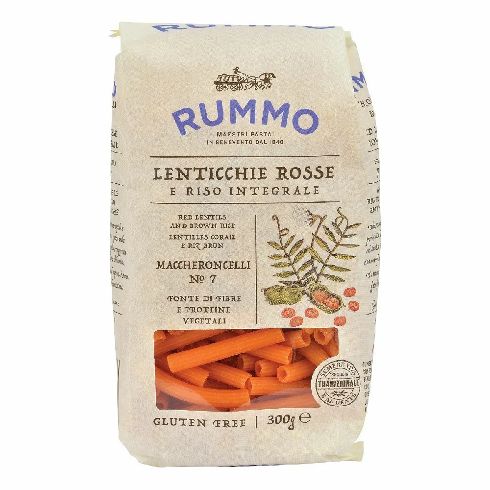 RUMMO MACCHERONCELLI N 7 LENTICCHIE ROSSE E RISO INTEGRALE 300 G