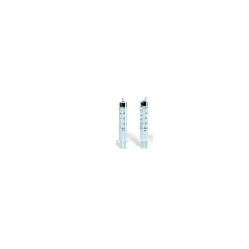 SIRINGA PLASTICA SENZA AGO STERILE 10ML ECC