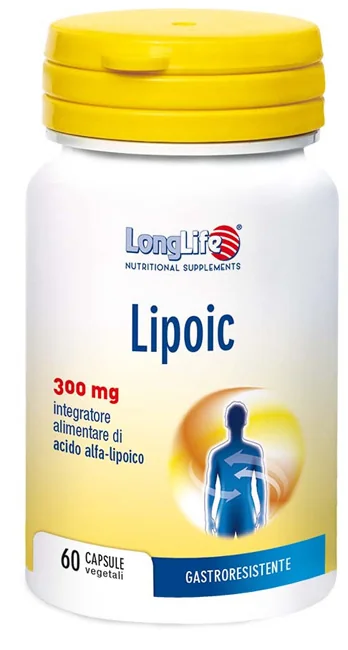 LONG LIFE LIPOIC 300 MG 60 CAPSULE