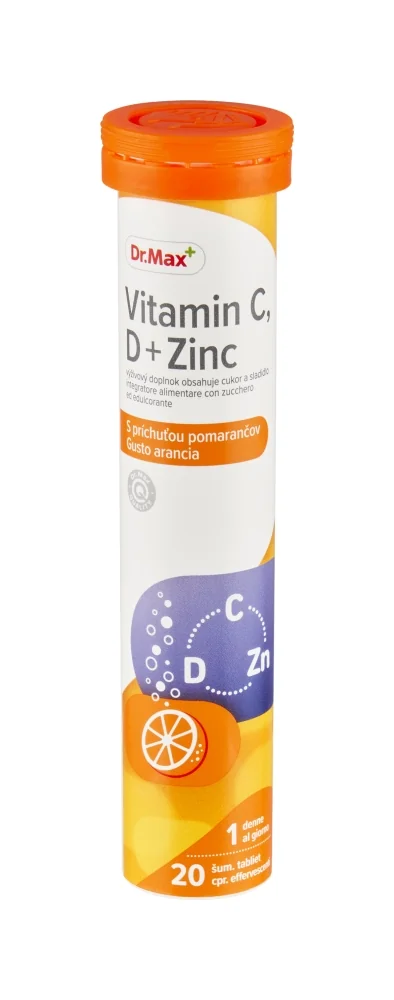 DR. MAX VITAMIN C,D+ZN 20 TB EFF