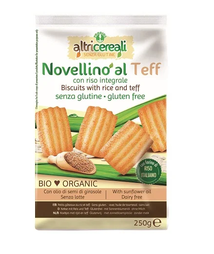 ALTRICEREALI NOVELLINO AL TEFF CON RISO INTEGRALE 250 G