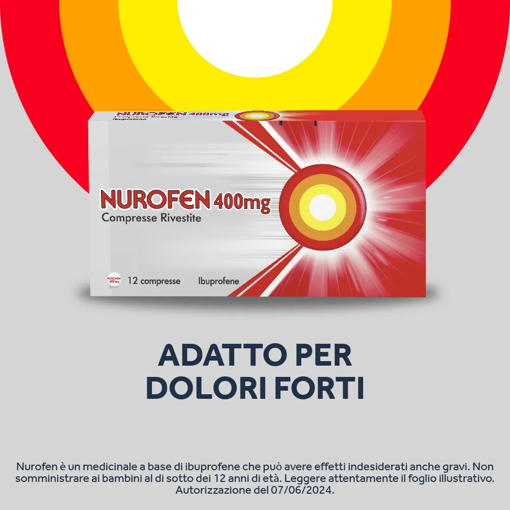 Nurofen 400 mg 12 Compresse Rivestite Antinfiammatorio