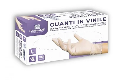 GAMMADIS GUANTI VINILE S/POL 100