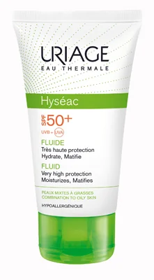 URIAGE HYSÈAC FLUIDO SOLARE SPF 50+ PELLE MISTA E GRASSA 50 ML