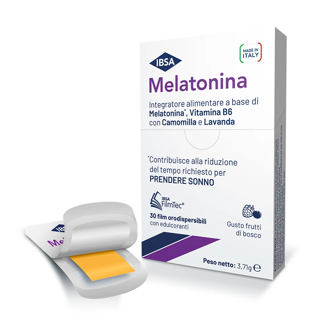 Melatonina Ibsa 30 Film Orali Stress e Insonnia