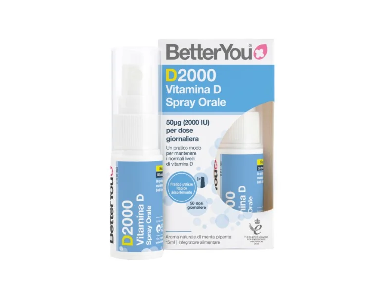 BETTERYOU D2000 VITAMINA D SPRAY ORALE 15 ML