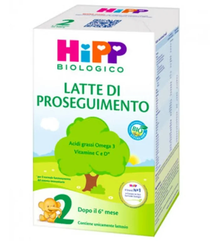 HIPP BIO 2 LATTE PROSEGUIMENTO 600 G