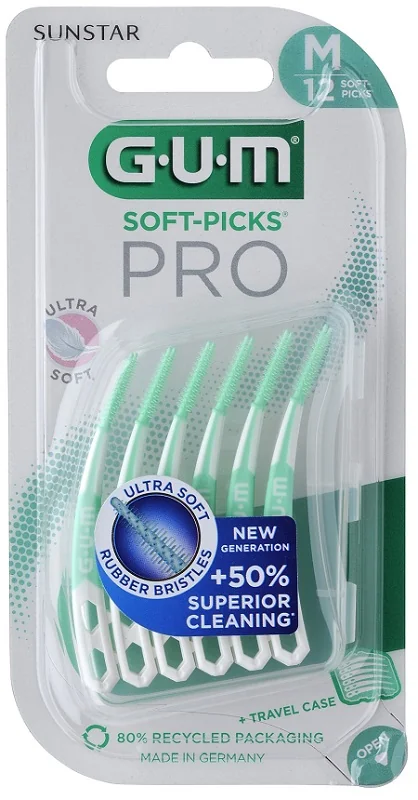 GUM SOFT PICK PRO MEDIUM 12 PEZZI