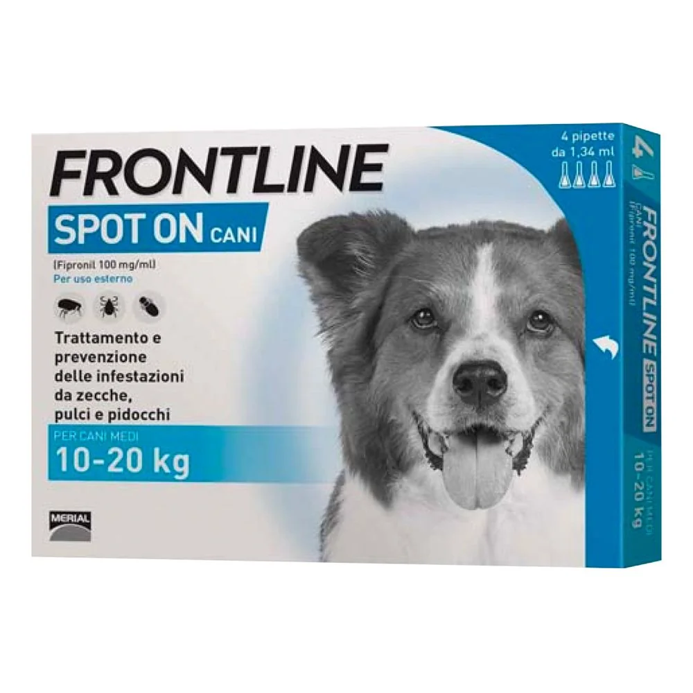 FRONTLINE SPOT ON PER CANI 4 PIPETTE 1020 KG