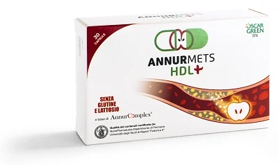 ANNURMETS HDL+ INTEGRATORE TRIGLICERIDI E COLESTEROLO 30 COMPRESSE