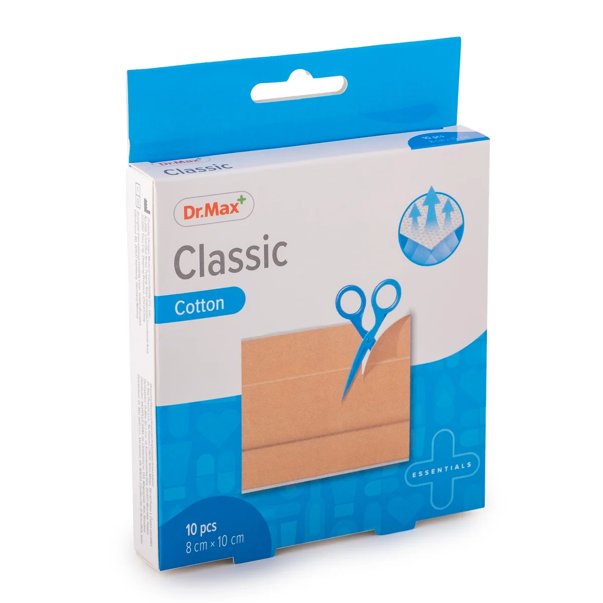 Dr.Max Classic Cotton 8 x 10 cm 10 Pezzi Cerotti