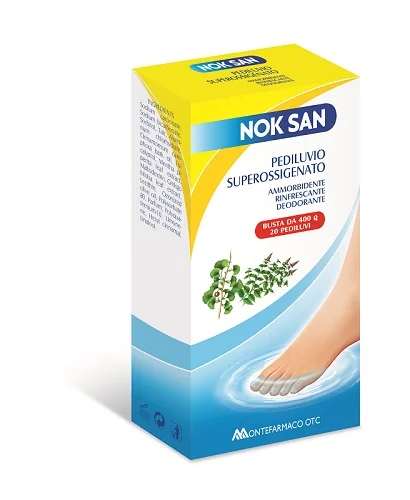 NOK SAN PEDILUVIO SUPEROSSIGENATO AMMORBIDENTE E DEODORANTE 400 G