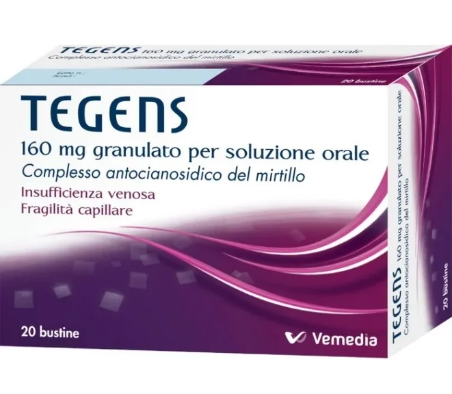 TEGENS 160 MG INSUFFICIENZA VENOSA 20 BUSTINE